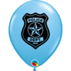 Kék rendőrségi héliumos lufi