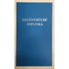 Kék legénybúcsú diploma