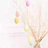 Pasztell színes akasztós húsvéti tojás szett 6 db