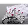 Tiara fátyollal Tiara fátyollal