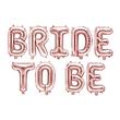 Rose gold bride to be fólia felirat Rose gold bride to be fólia felirat