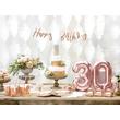 Rose gold happy birthday felirat Rose gold happy birthday felirat