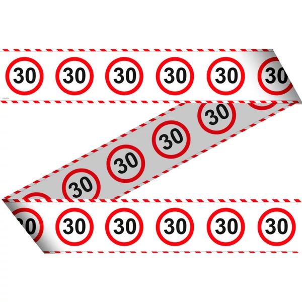 30. szülinapi kordonszalag 15 m