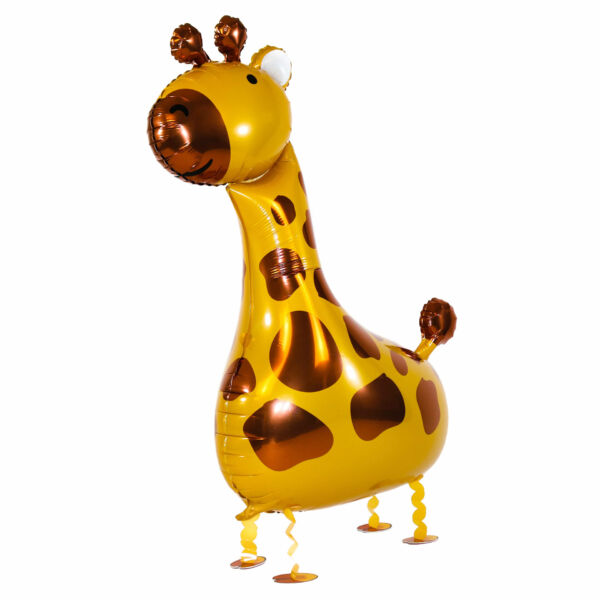 Cuki zsiráf héliumos sétáló lufi