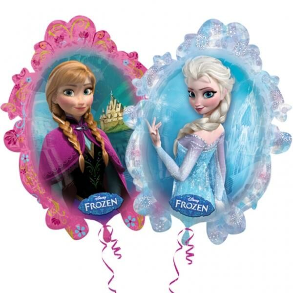 Jégvarázs Elsa és Anna héliumos lufi