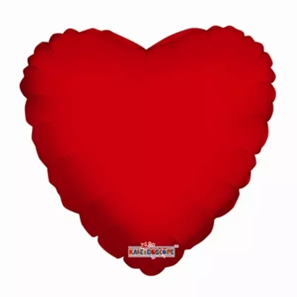 Piros szív héliumos lufi