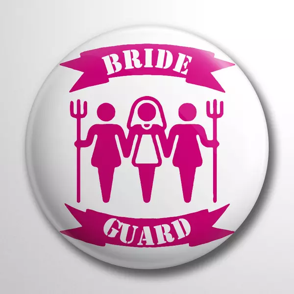 Bride guard kitűző