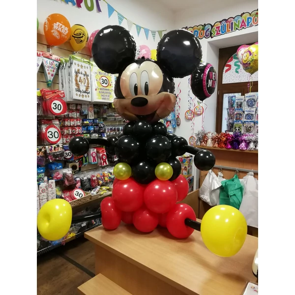 Mickey egér ülő lufi figura