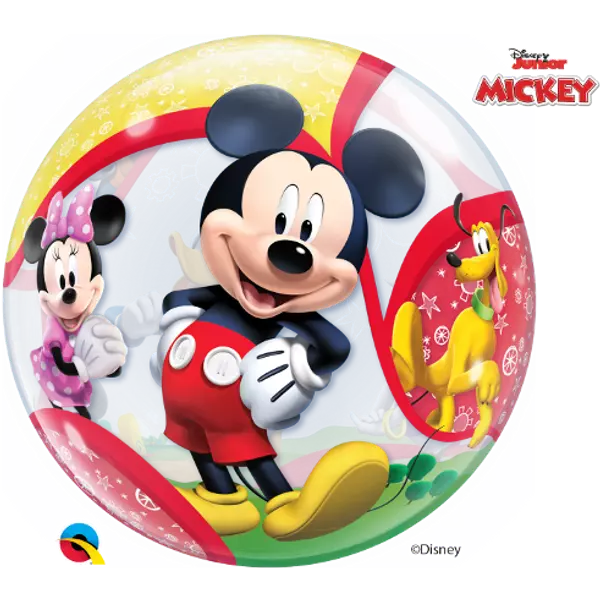 Mickey egér és barátai bubble héliumos lufi