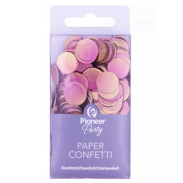 Rose gold ombre papír konfetti