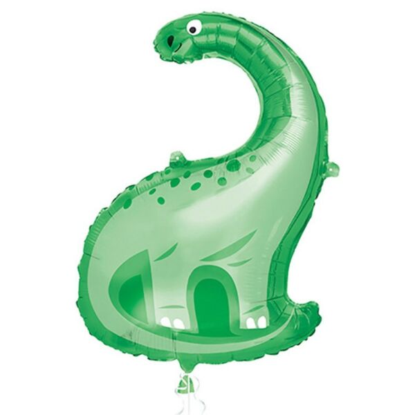 Zöld dinó figura héliumos lufi